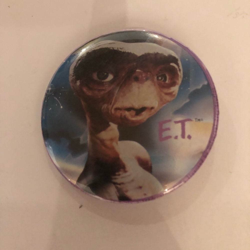 3/$40 E.T. Vintage Movie Pin - From 1982
